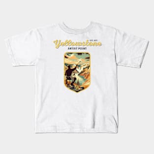 USA - NATIONAL PARK - YELLOWSTONE - Yellowstone Artists Point -22 Kids T-Shirt